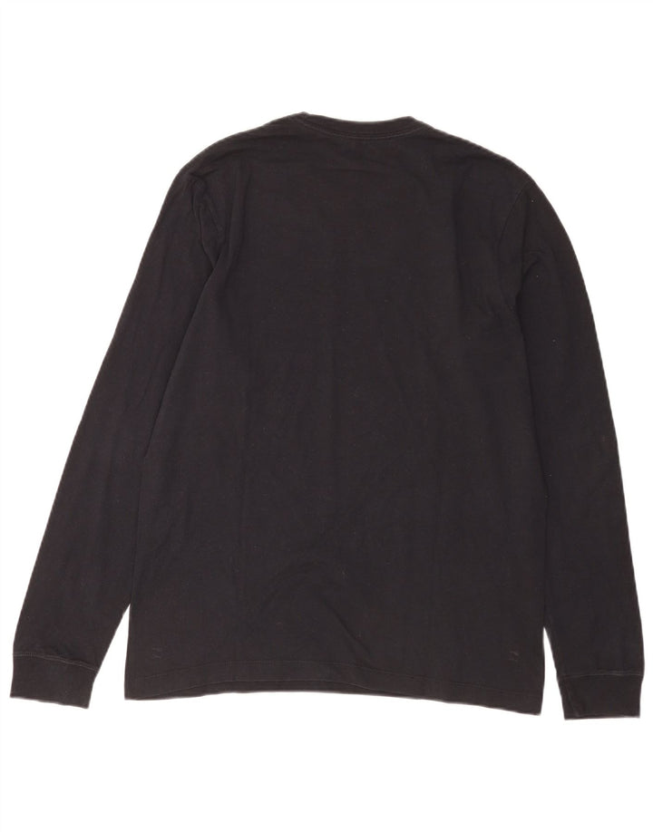 Top Nike Masculino Manga Longa Pequeno Preto