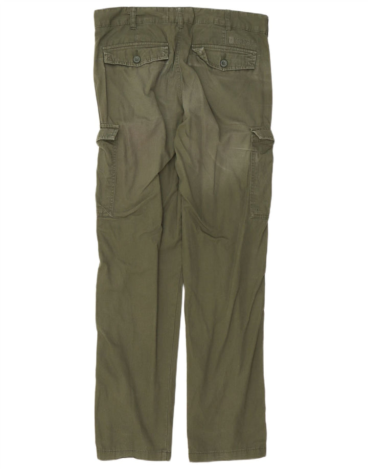 Calça cargo feminina reta MOUNTAIN WAREHOUSE W30 L32 algodão verde