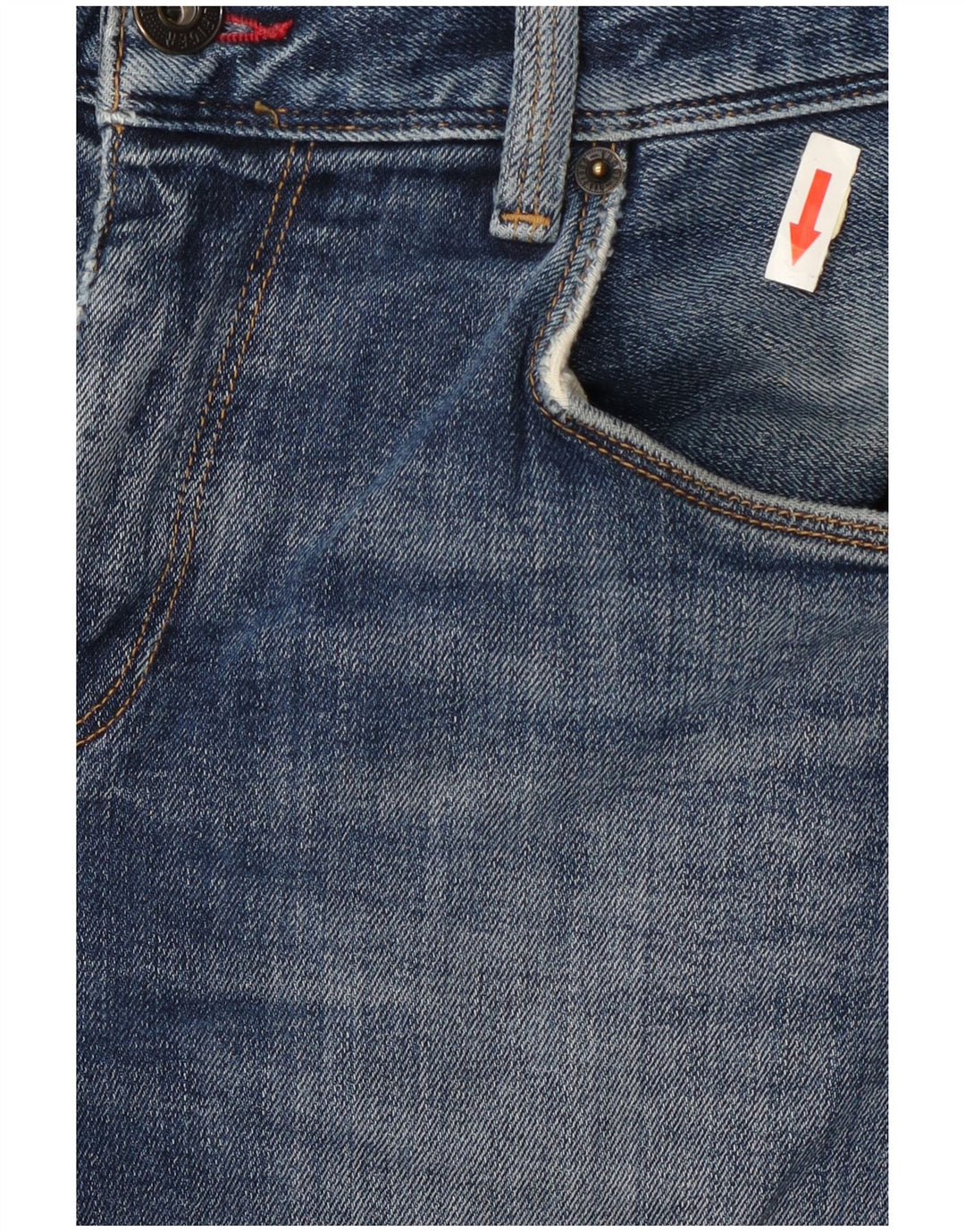 Tommy Hilfiger Masculino Slim Jeans W36 L30 Azul Algodão