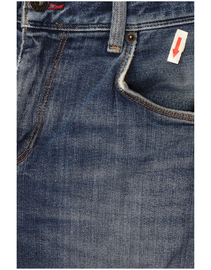 Tommy Hilfiger Masculino Slim Jeans W36 L30 Azul Algodão