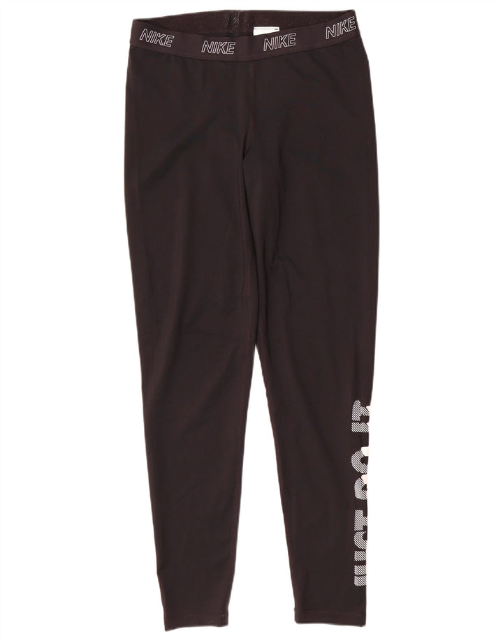 Leggings Nike Feminino UK 14 Grande Poliéster Preto