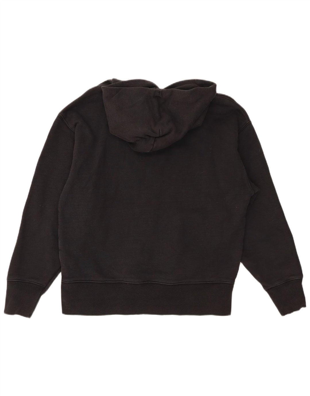 TOMMY HILFIGER Suéter masculino com capuz médio algodão preto