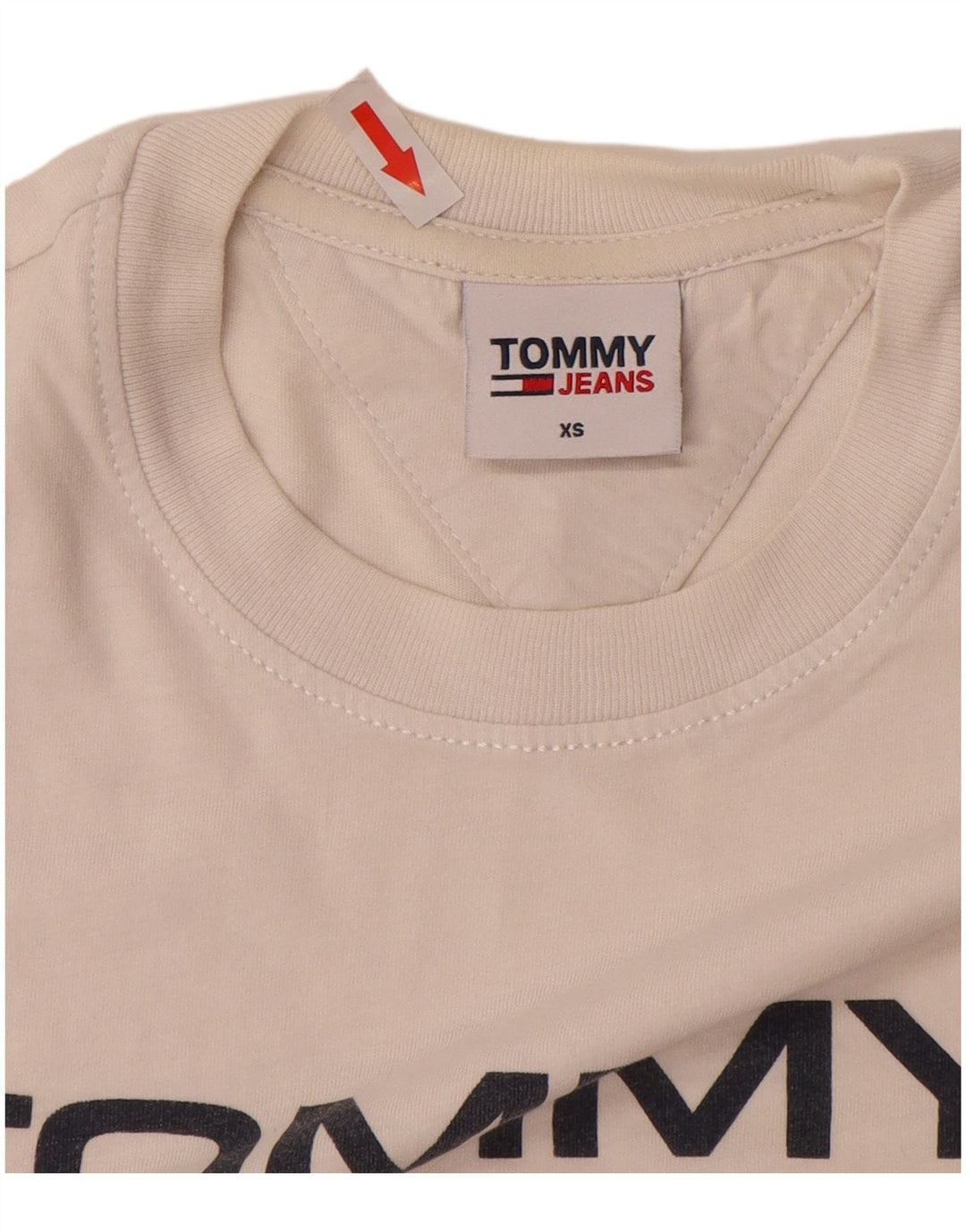 Tommy Hilfiger Camiseta masculina gráfica Top XS Branco