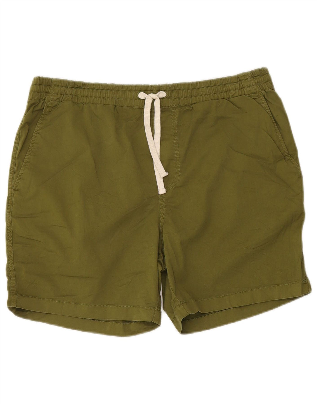 J. Crew Shorts Chino Masculino Grande W34 Algodão Cáqui