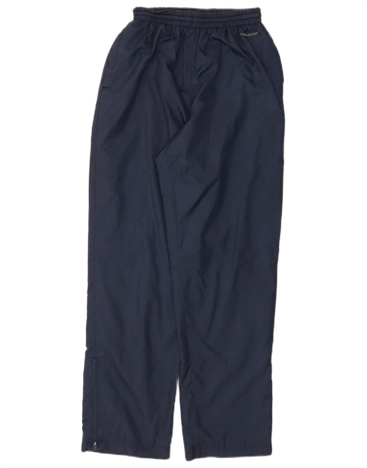 Calça de treino masculina Reebok médio azul marinho nylon