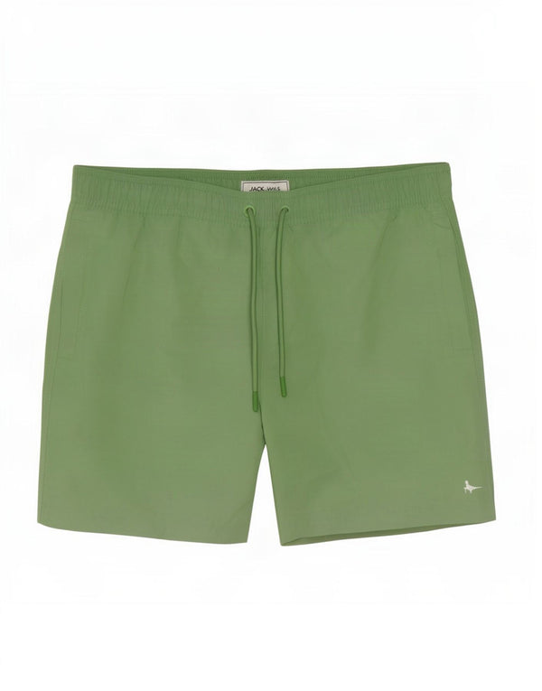 Shorts de natação masculino Jack Wills poliéster verde médio