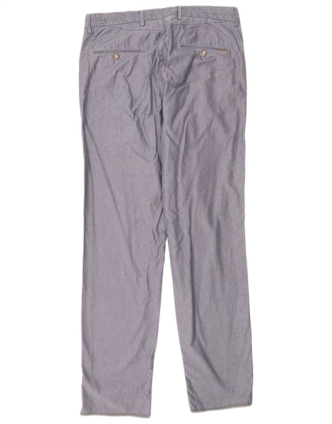 Calça Chino Reta Masculina Massimo Dutti EU 40 Médio W31 L32 Cinza