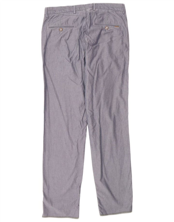 Calça Chino Reta Masculina Massimo Dutti EU 40 Médio W31 L32 Cinza