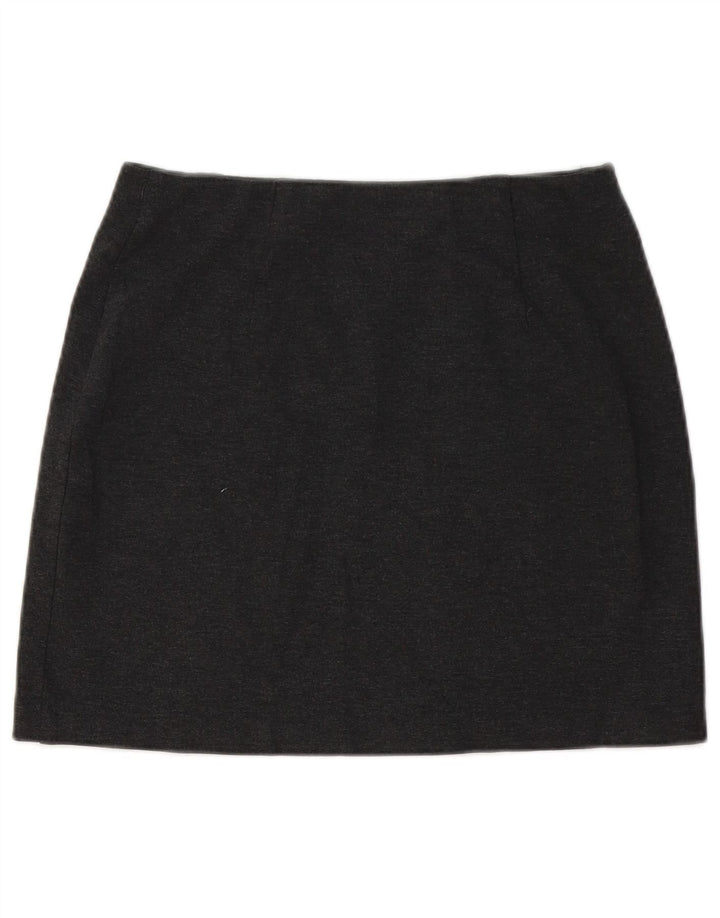 Minissaia feminina Marks & Spencer Reino Unido 10 pequena W30 cinza viscose