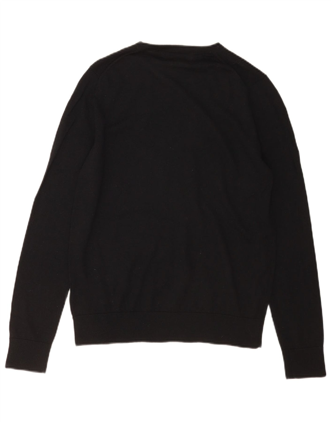 Suéter feminino Marks & Spencer com gola redonda Reino Unido 12 médio preto