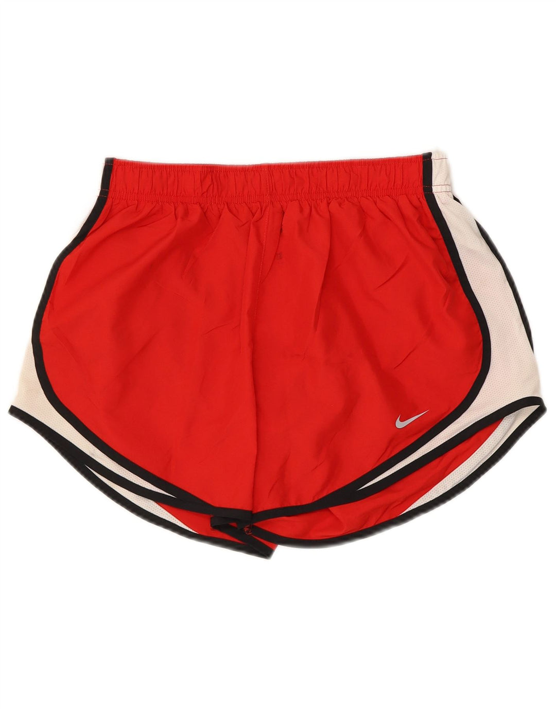 Shorts esportivos femininos NIKE Dri Fit UK 14 médio vermelho colorblock poliéster