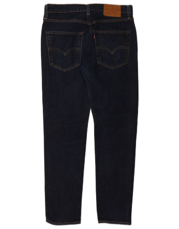 Levi's Masculino 512 Slim Tapered Jeans W30 L30 Azul Marinho Algodão