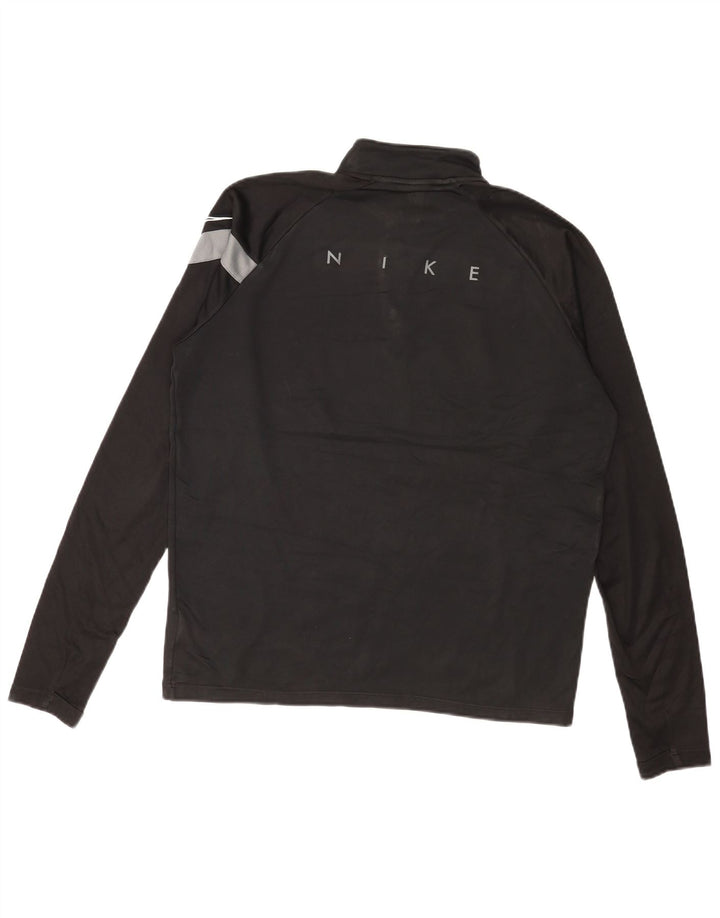 Moletom Nike Masculino Dri Fit Graphic Jumper Médio Preto Colorblock