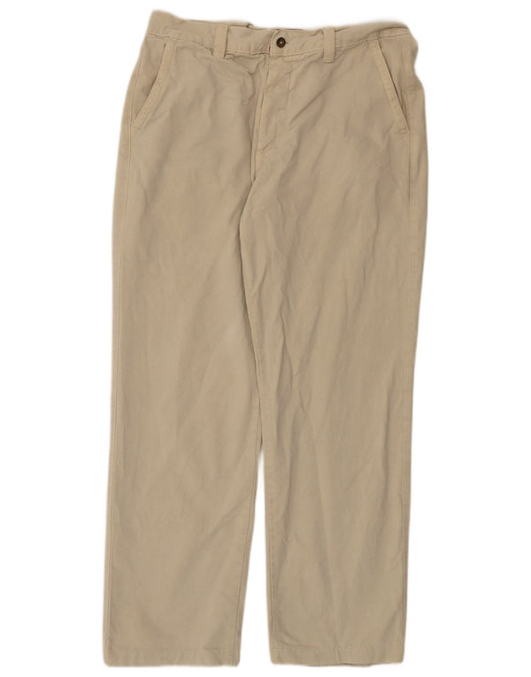 Calça Chino Regular Masculina Carrera IT 52 XL W36 L30 Algodão Bege