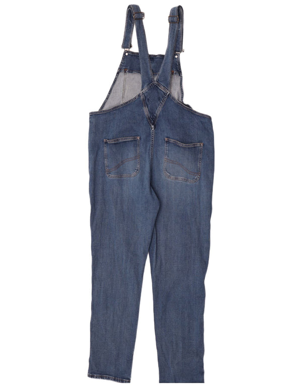 Fat Face Womens Lewis Dungarees Slim Jeans Reino Unido 16 Grande W36 L32 Azul Algodão