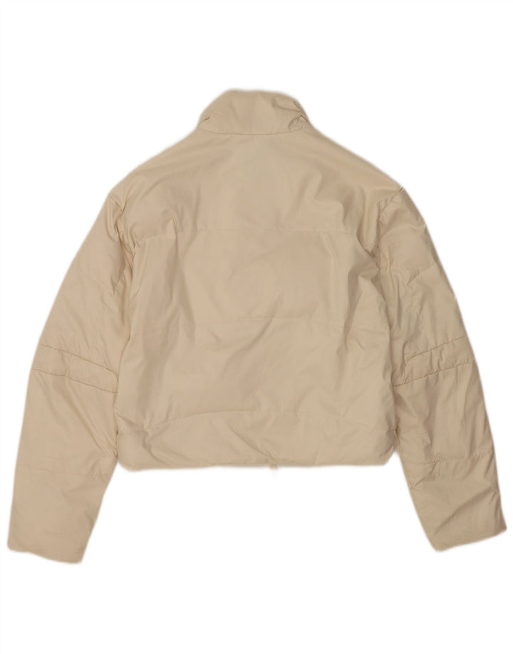 Jaqueta acolchoada feminina Ralph Lauren Reino Unido 14 médio off white poliéster