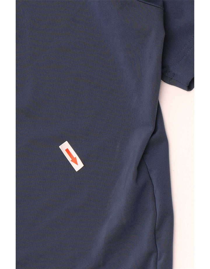 Camisa polo masculina Adidas XL azul marinho poliéster