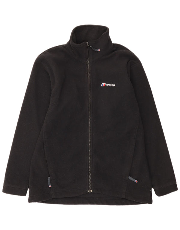 Jaqueta de lã feminina Berghaus UK 16 grande poliéster preto