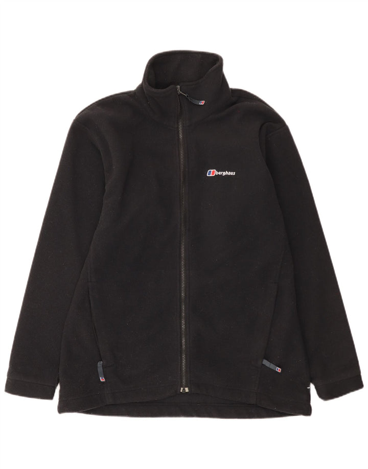 Jaqueta de lã feminina Berghaus UK 16 grande poliéster preto