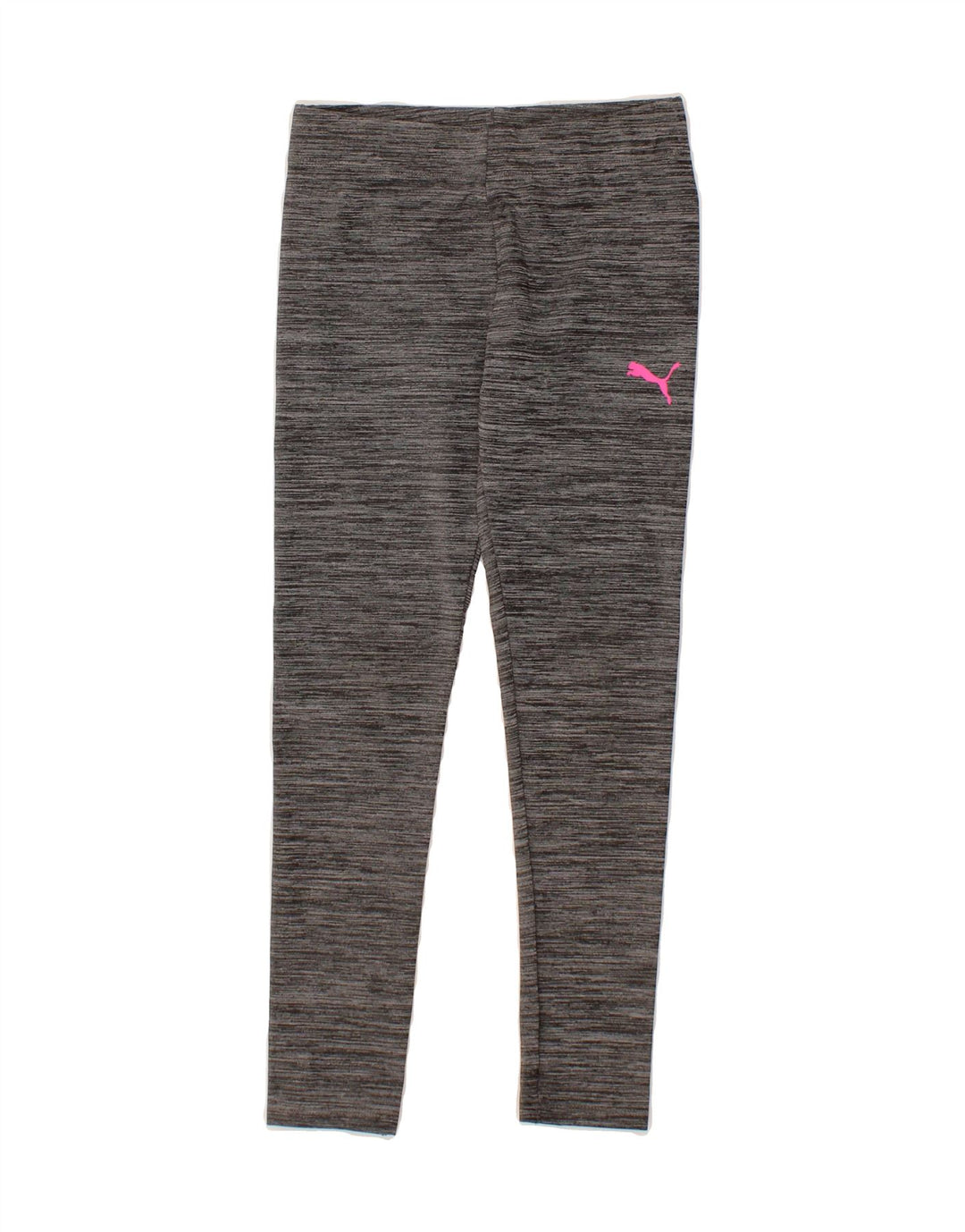PUMA Girls Leggings 10-11 Years Medium Grey Flecked Vintage Puma and Second-Hand Puma from Messina Hembry 