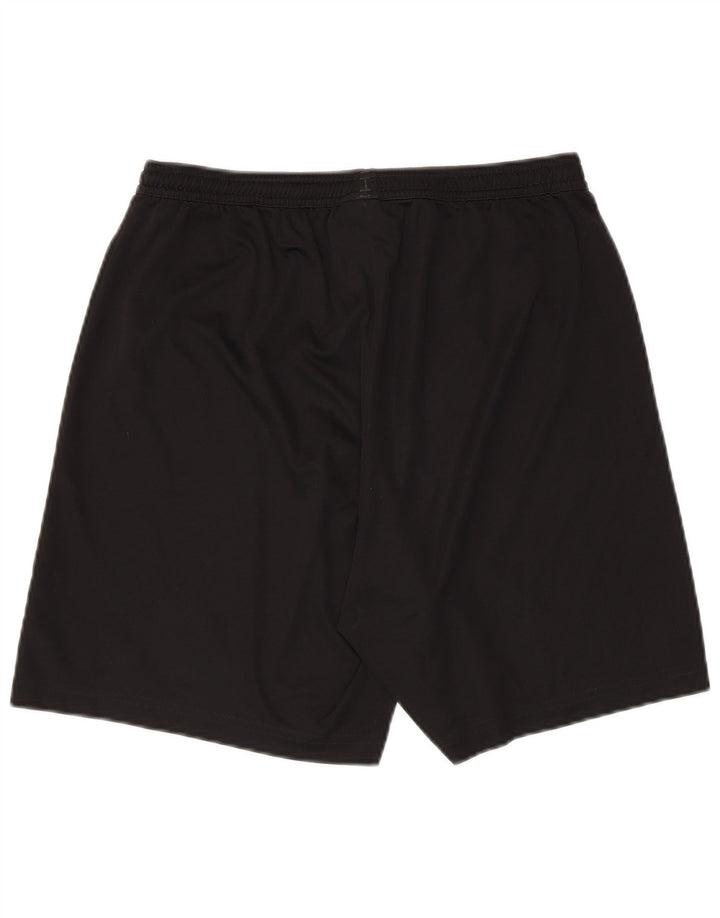 Shorts esportivos masculinos Adidas grande poliéster preto