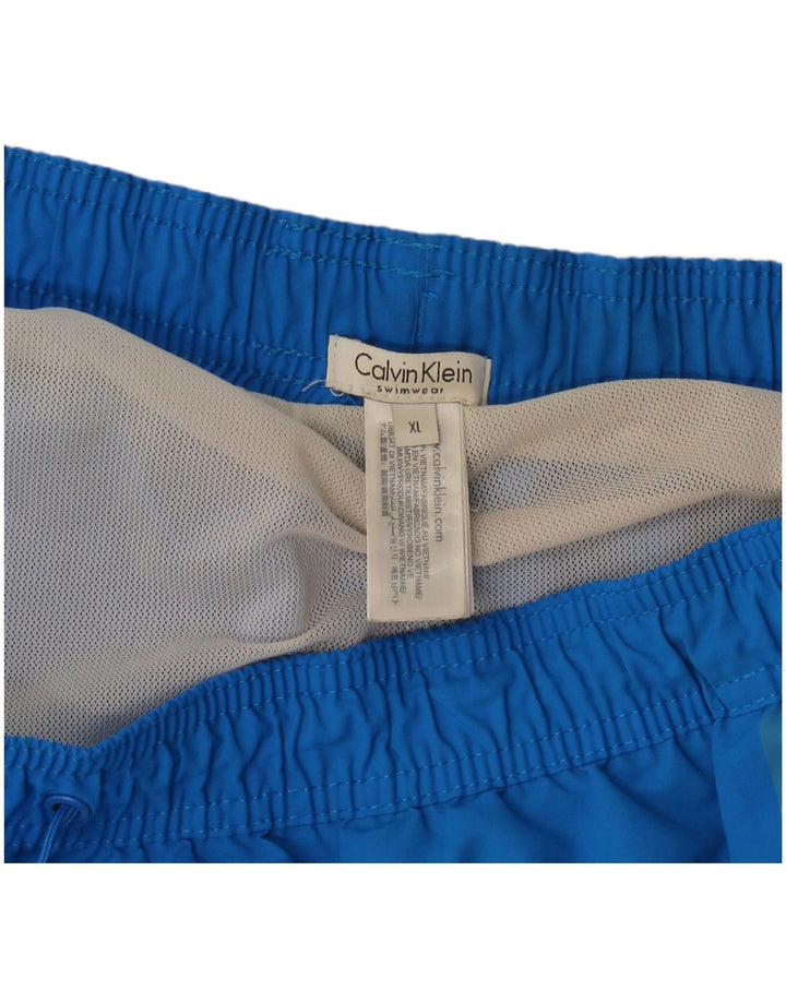 Calções de banho masculinos Calvin Klein Graphic XL azul poliéster