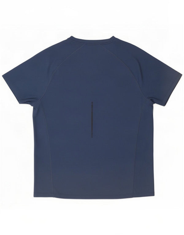 Asics Camiseta masculina Top grande poliéster azul