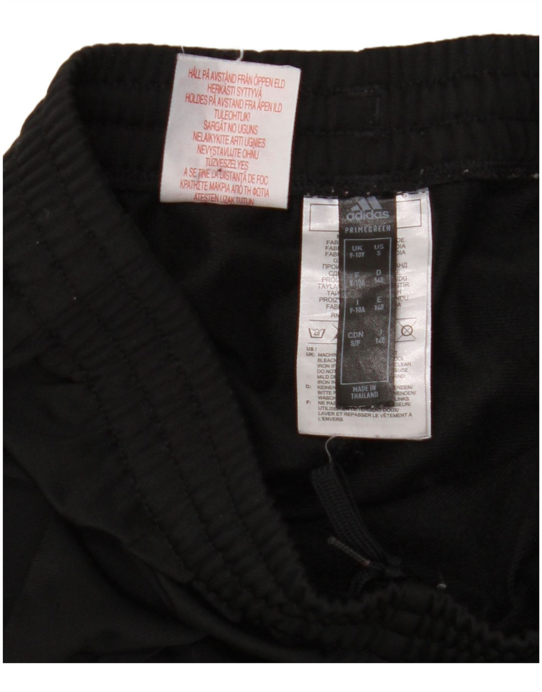 ADIDAS Meninos Primegreen Calças de treino Joggers 9-10 anos Preto