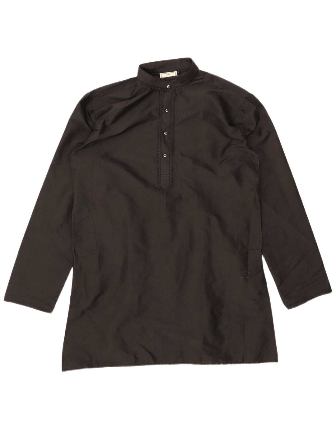 Camisa pulôver Kurta masculina DENNIS MORTON tamanho 40 preto médio