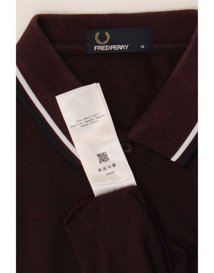 Camisa polo masculina Fred Perry médio marrom algodão