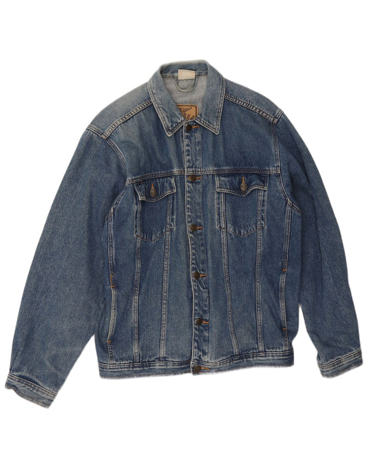 Jaqueta jeans masculina Arizona UK 40 grande algodão azul