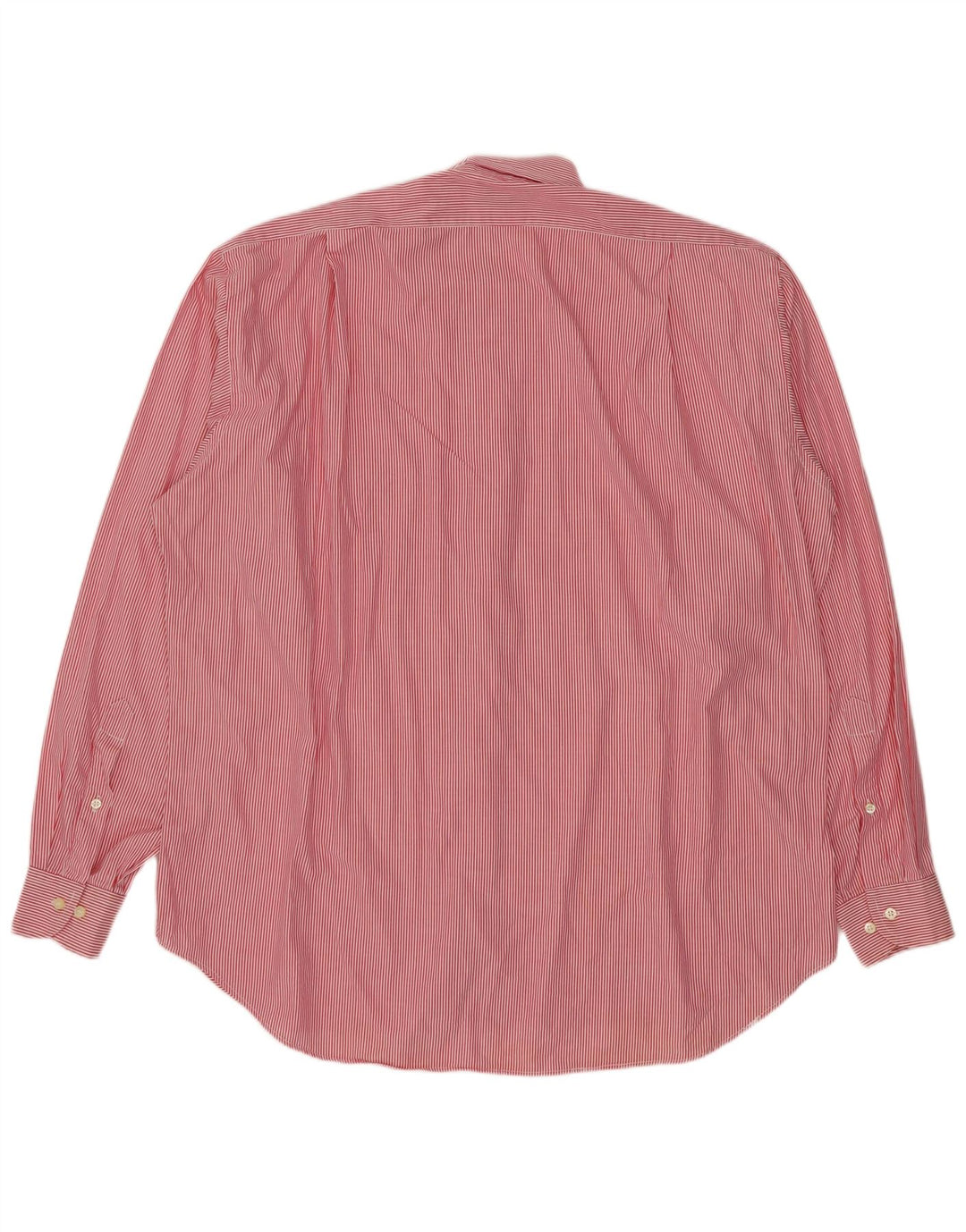 Camisa masculina LANCETTI tamanho 43 17 XL listra vermelha