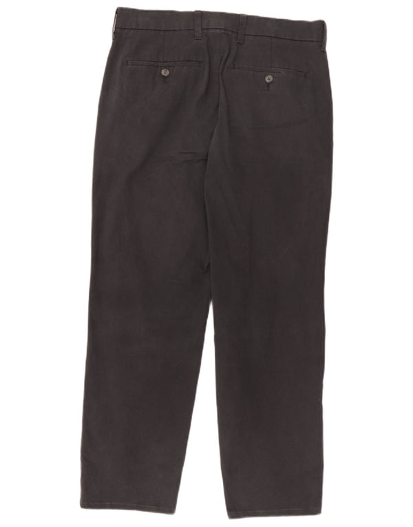 Calça Chino Masculina Marks & Spencer Regular Fit W36 L29 Algodão Cinza