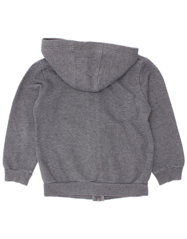 Suéter Adidas Boys Graphic Zip com capuz 2-3 anos cinza algodão