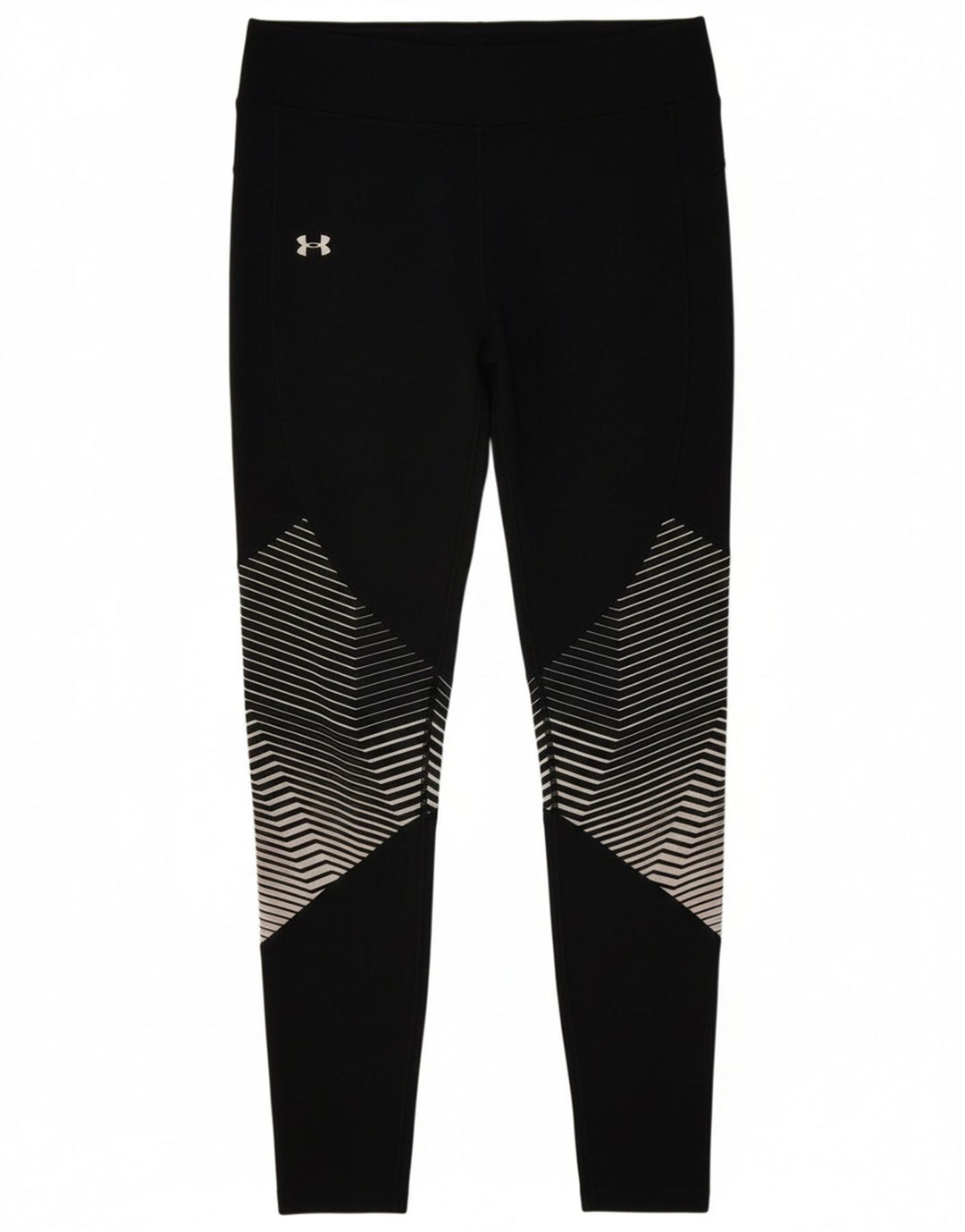 Under Armour Womens Leggings UK 12 Médio Preto Geométrico