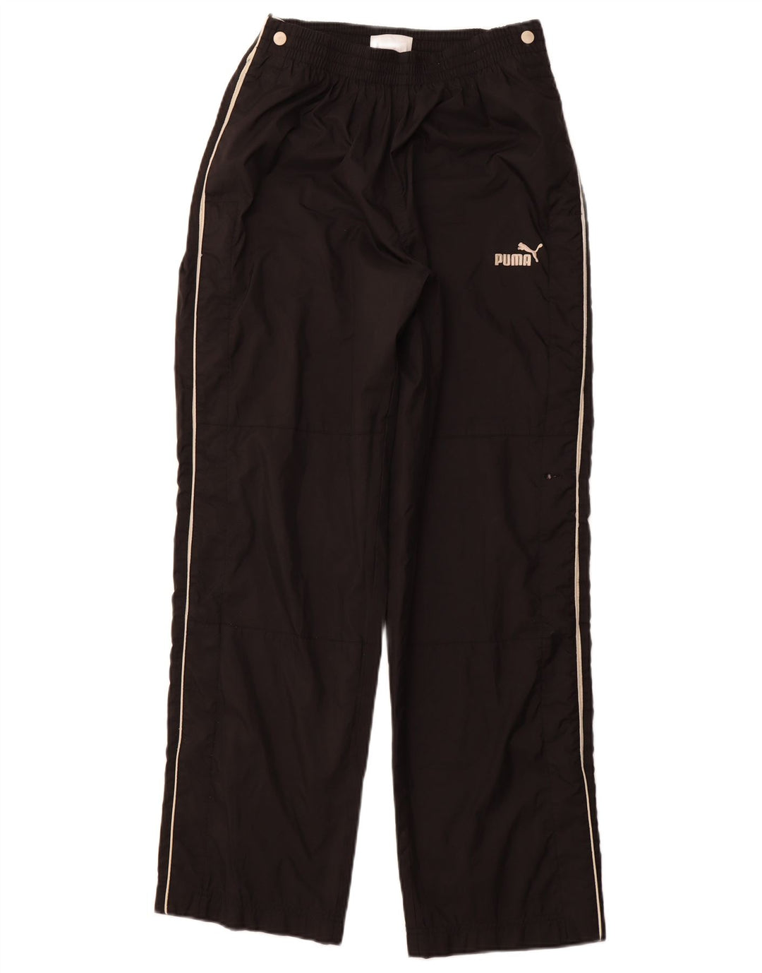 Calça de treino masculina PUMA pequena poliéster preta