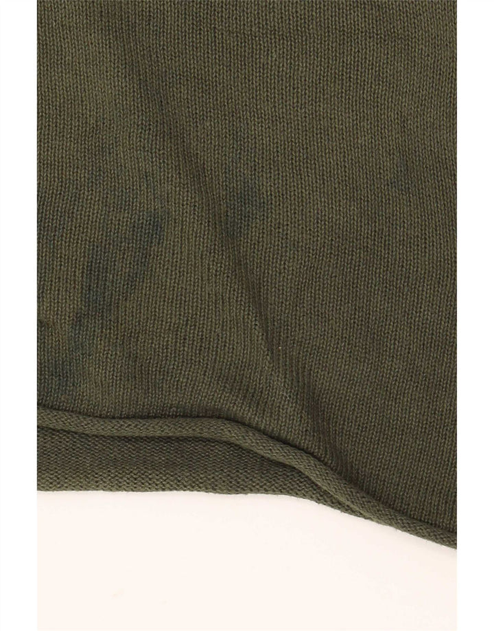 Suéter masculino Jack & Jones com gola redonda grande verde