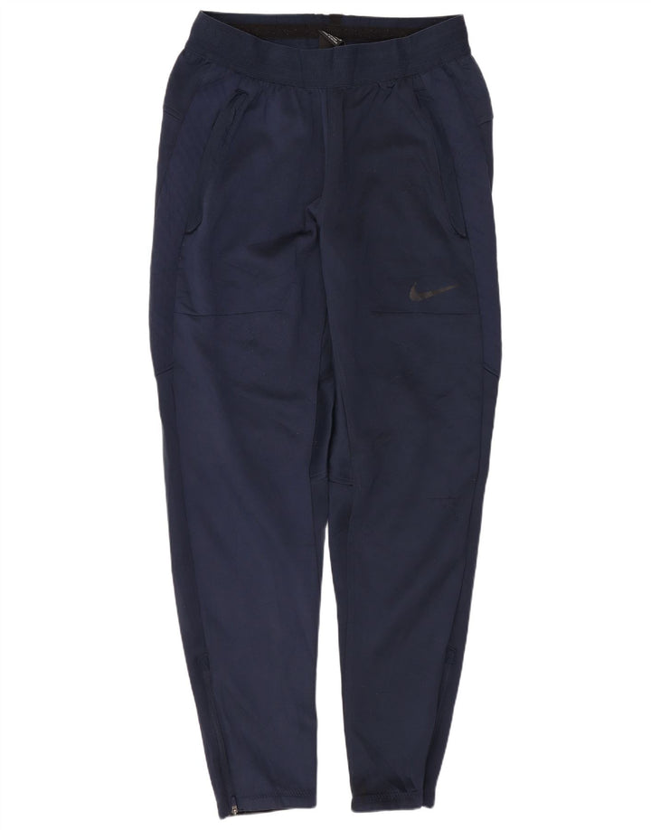 Calça de treino masculina NIKE poliéster azul marinho médio