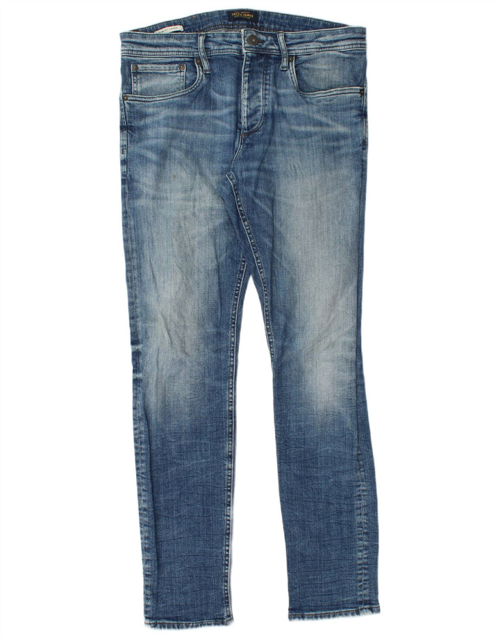 Jack & Jones Masculino GLENN Slim Jeans W33 L32 Azul