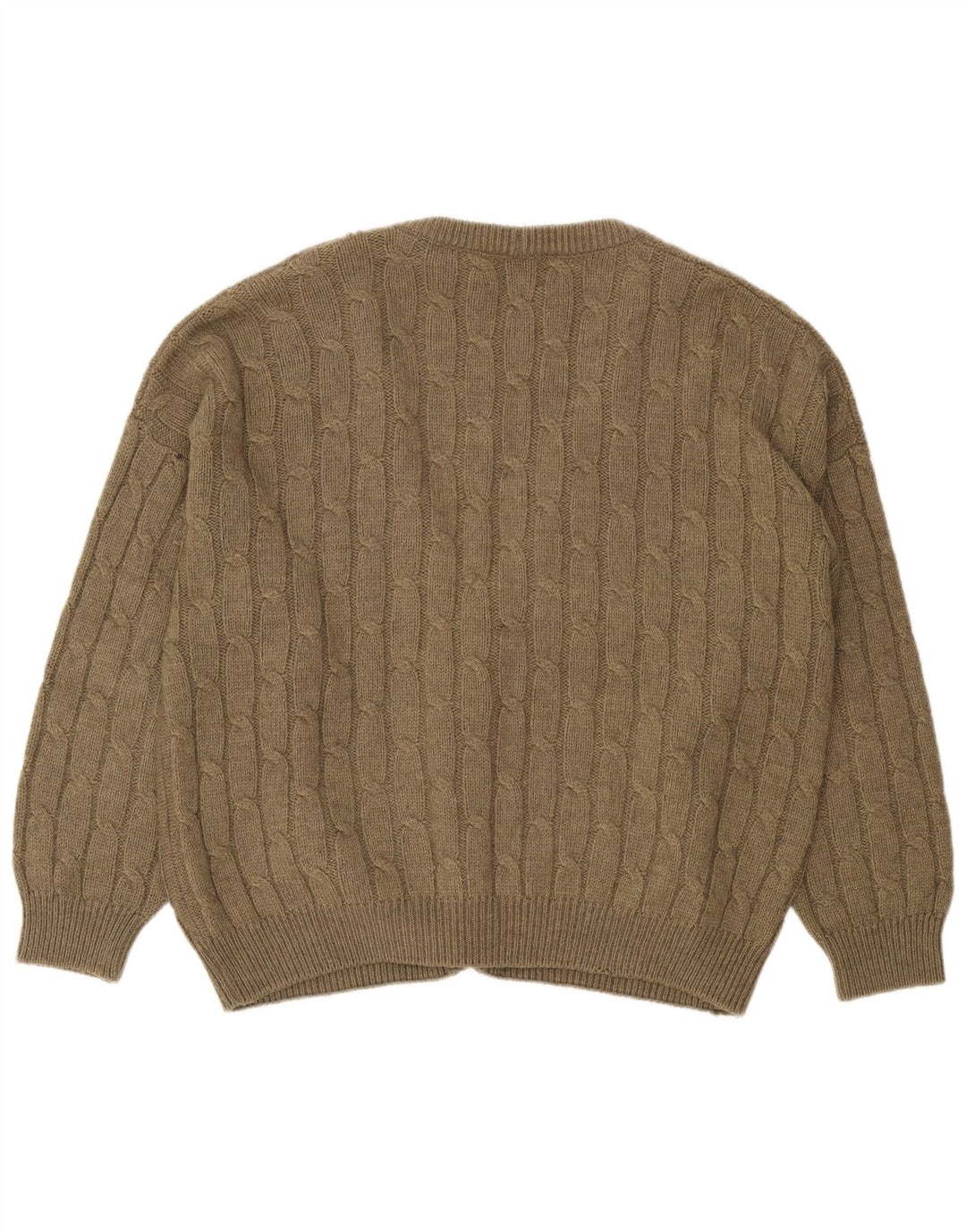 Suéter cardigã masculino Il Granchio 2XL cáqui