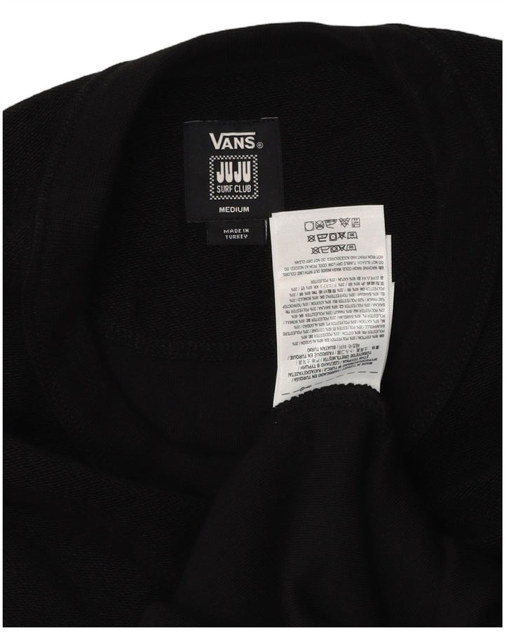 Vans masculino gráfico moletom jumper médio preto algodão