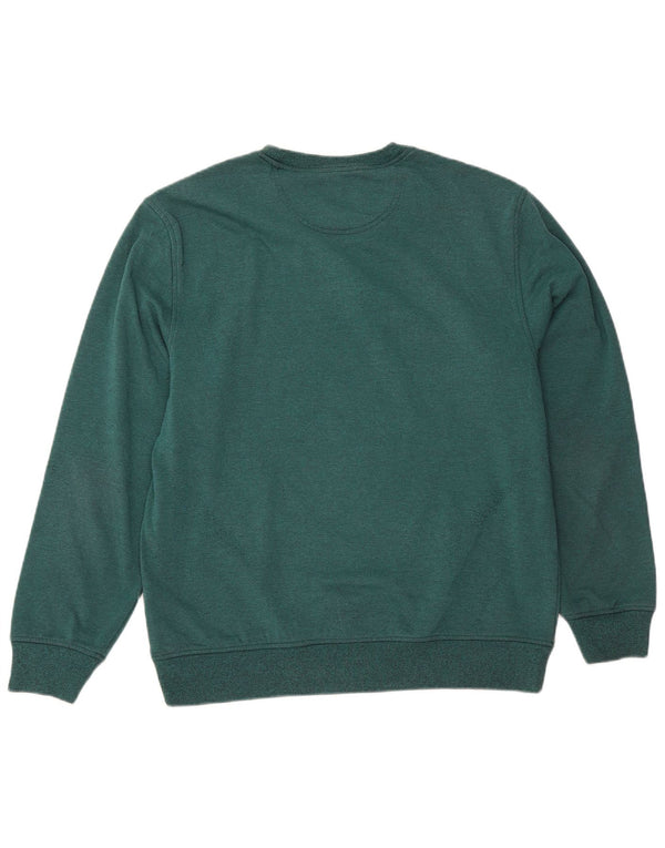 IZOD moletom masculino jumper poliéster verde médio