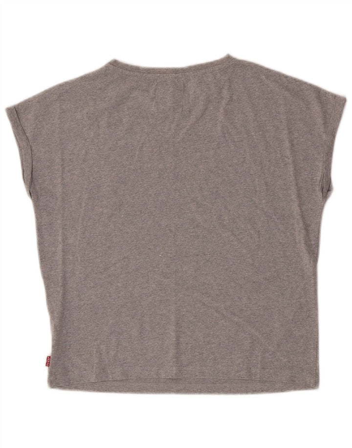 Top Levi's Meninas Graphic T-Shirt 13-14 Anos Cinzento Poliéster