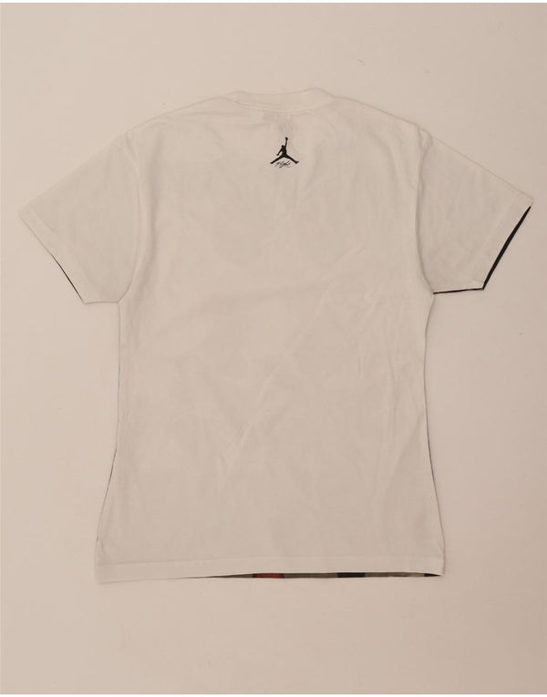 Jordan Mens Michael Jordan Camiseta gráfica Top Pequeno Branco