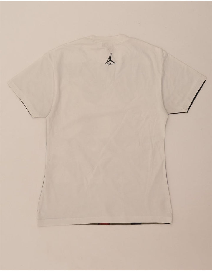 Jordan Mens Michael Jordan Camiseta gráfica Top Pequeno Branco