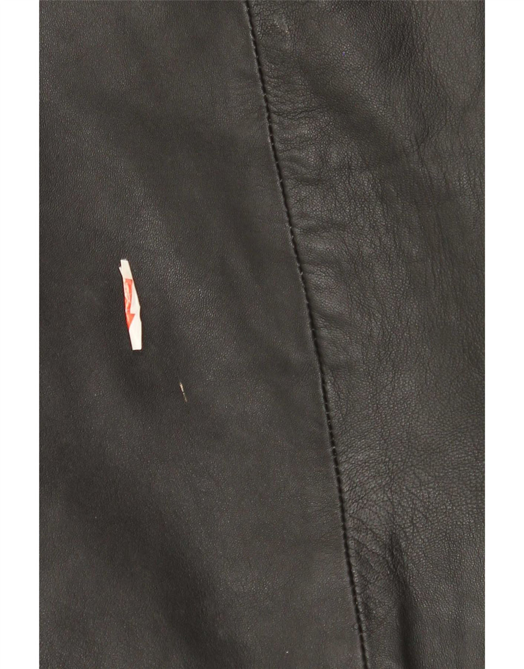 Jaqueta blazer de couro masculina vintage UK 42 XL preta