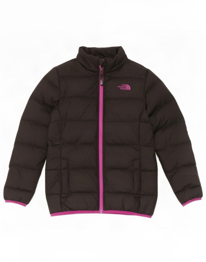 Jaqueta acolchoada The North Face para meninas 9-10 anos médio preto poliéster