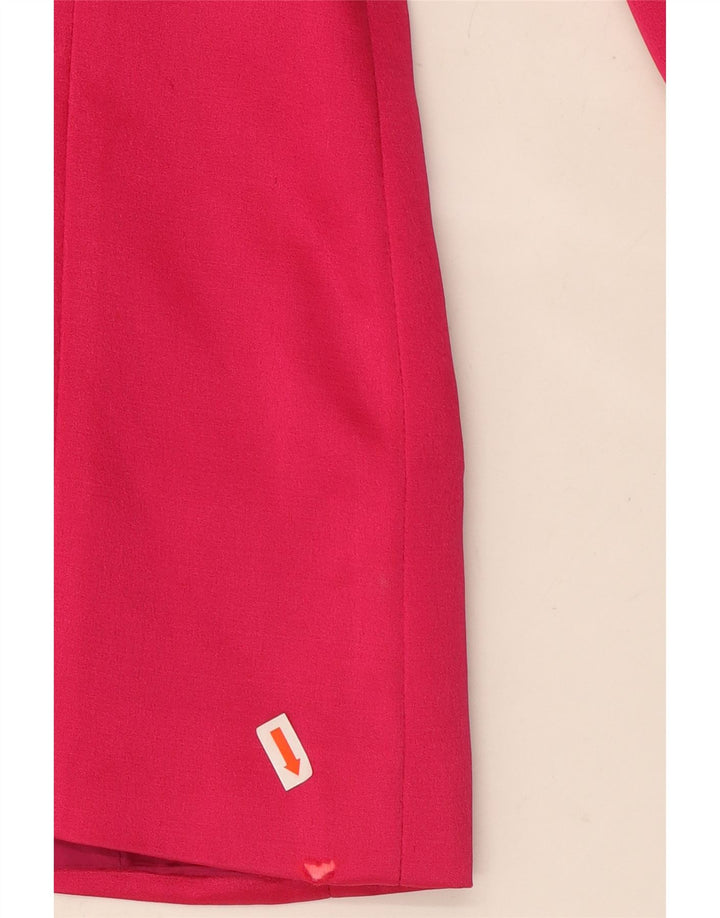 Jaqueta blazer feminina de 3 botões TULLO UE 38 lã rosa médio