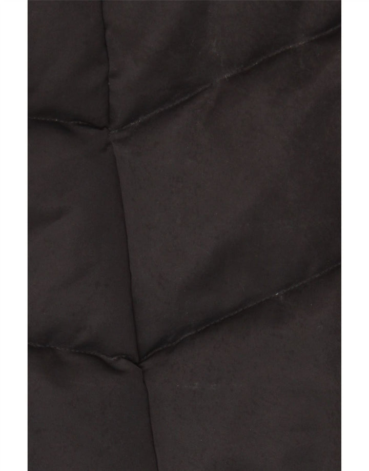 Casaco acolchoado feminino Adidas UK 14 poliéster preto médio