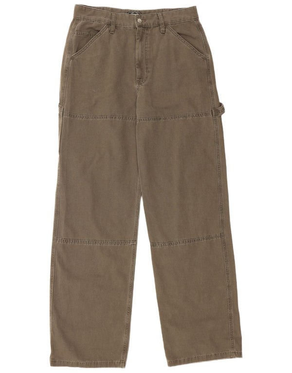 Calça cargo masculina Superdry Loose Fit W32 L32 algodão cáqui